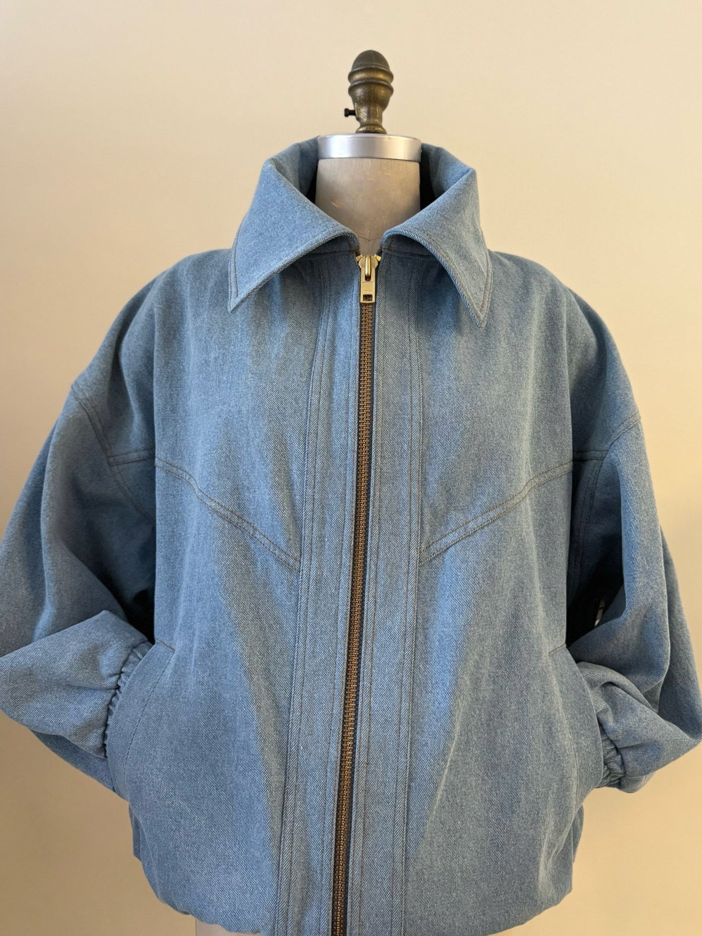 Denim Bomber