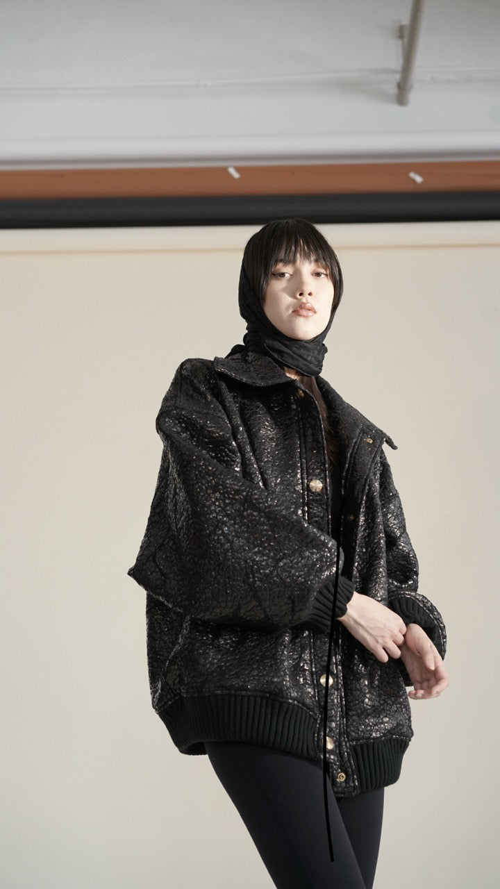 Black Bomber Jacket - Archive/Sample sale