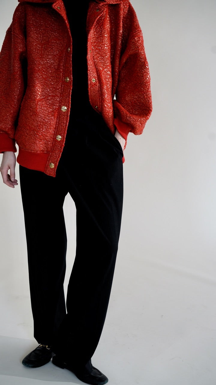 Red Bomber Jacket - Archive/sample piece