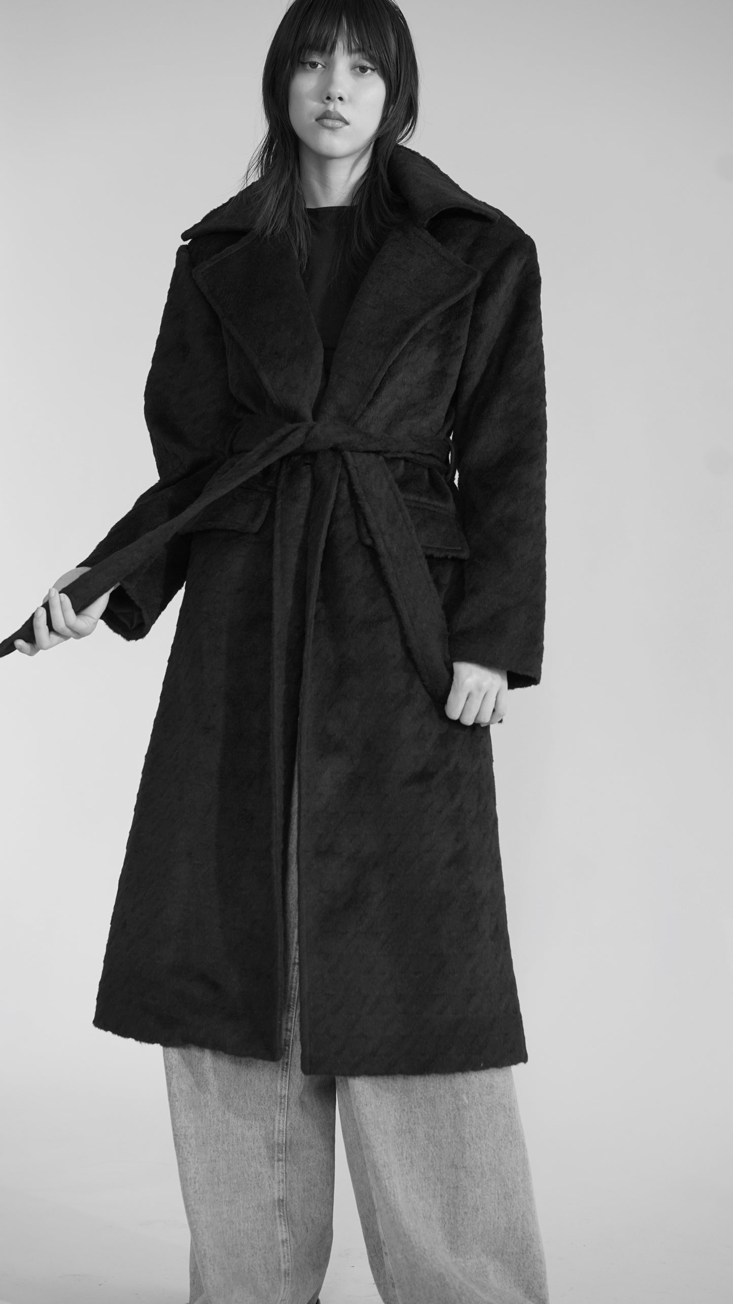 The Alpaca Matrix Trench Coat