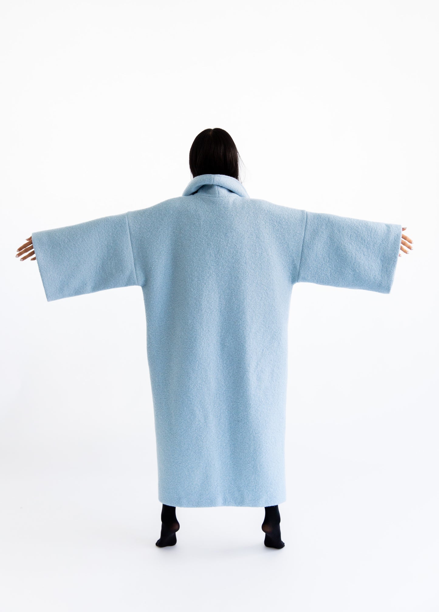Baby Blue Blanket Coat