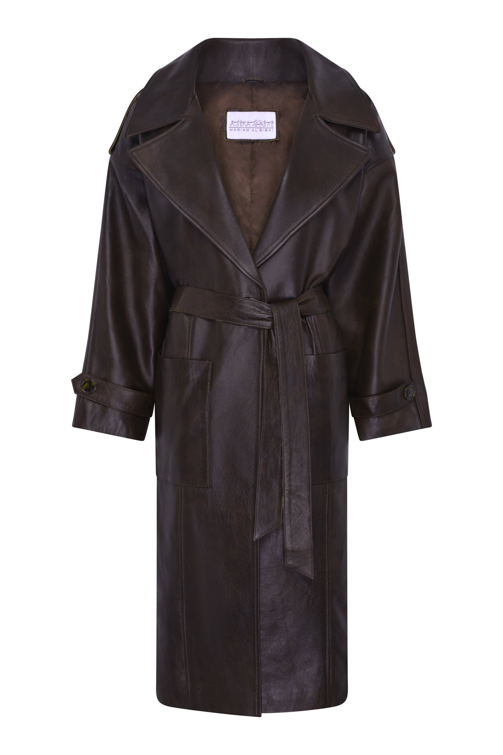 Leather Trench, oversized - Archive/Sample Sale