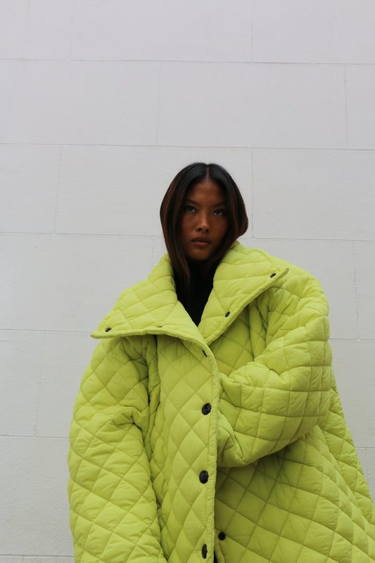 Exaggerated Puffer Lime