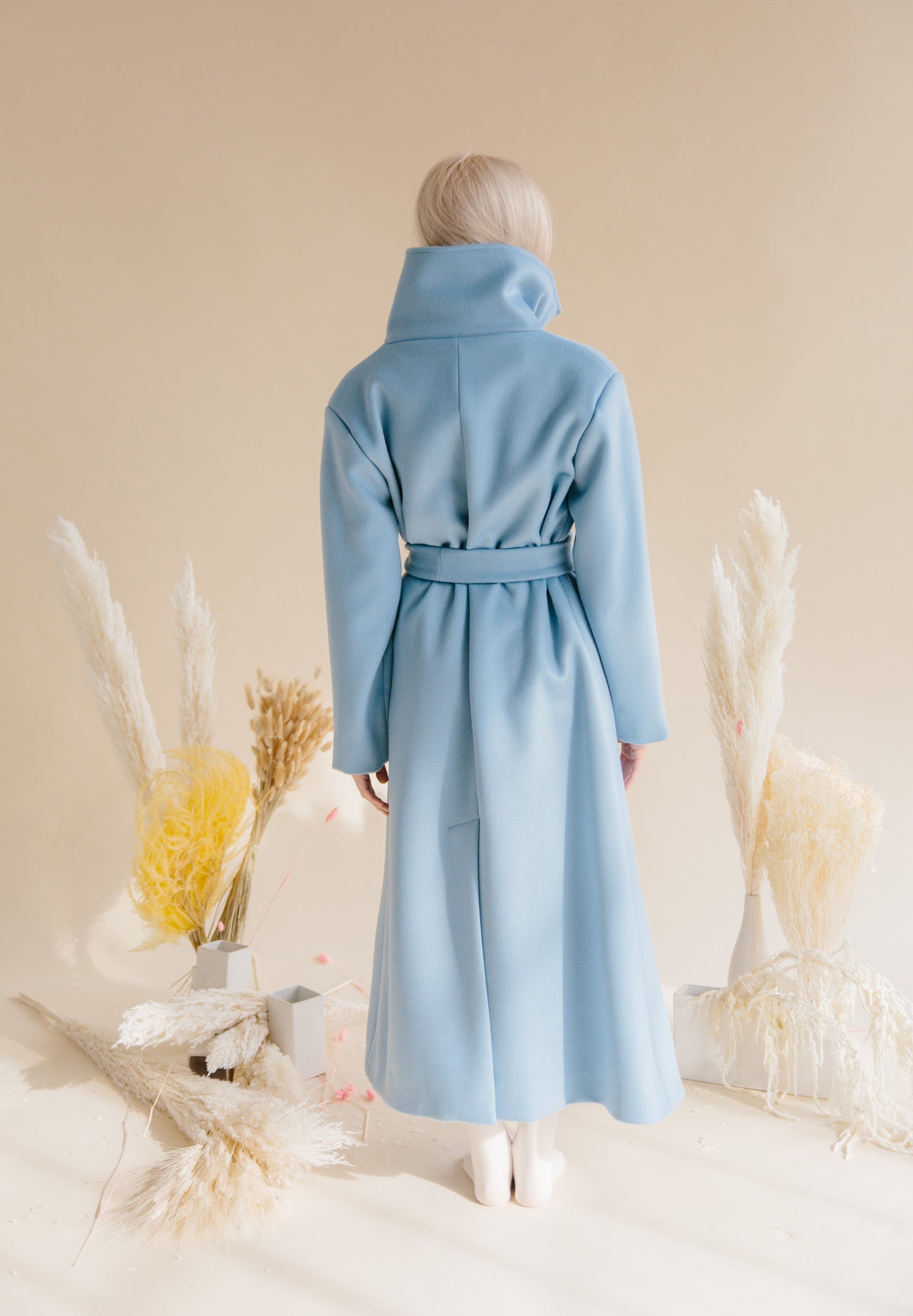 Baby Blue Long Coat - Archive/sample sale