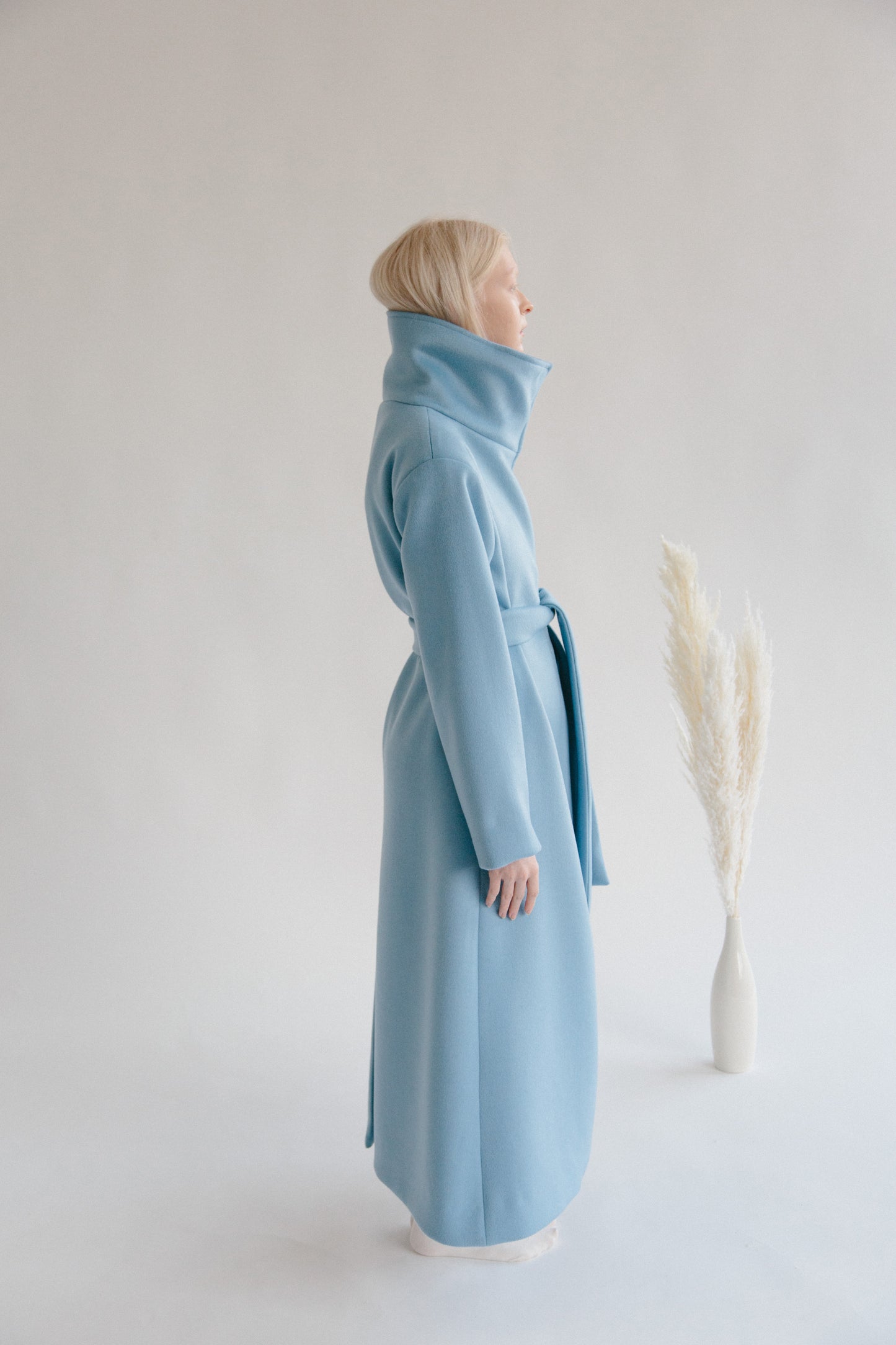 Baby Blue Long Coat - Archive/sample sale