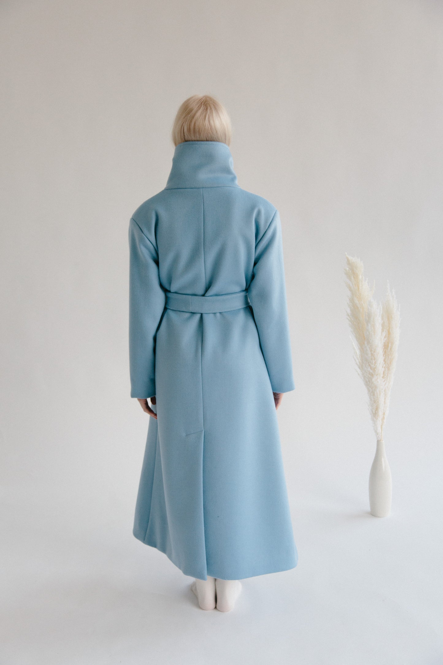 Baby Blue Long Coat - Archive/sample sale